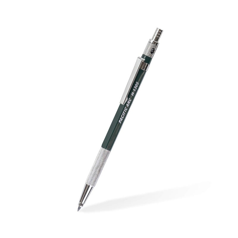 Pacific Arc 2mm Lead Holder and Lead Sharpener, Green Drafting Pencil for Artist Drawing, Drafting, and Sketching - Image 1